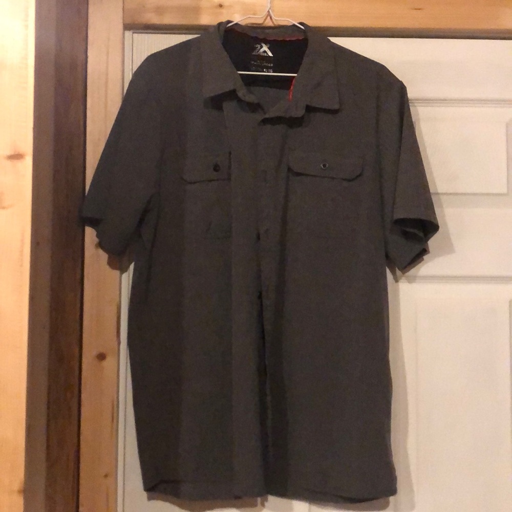 Gray Button Down